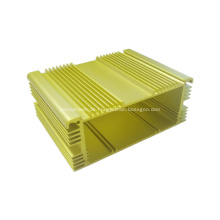 130*51 mm goldenes anozierter Aluminium -Extrusionsgehäuse für PCB